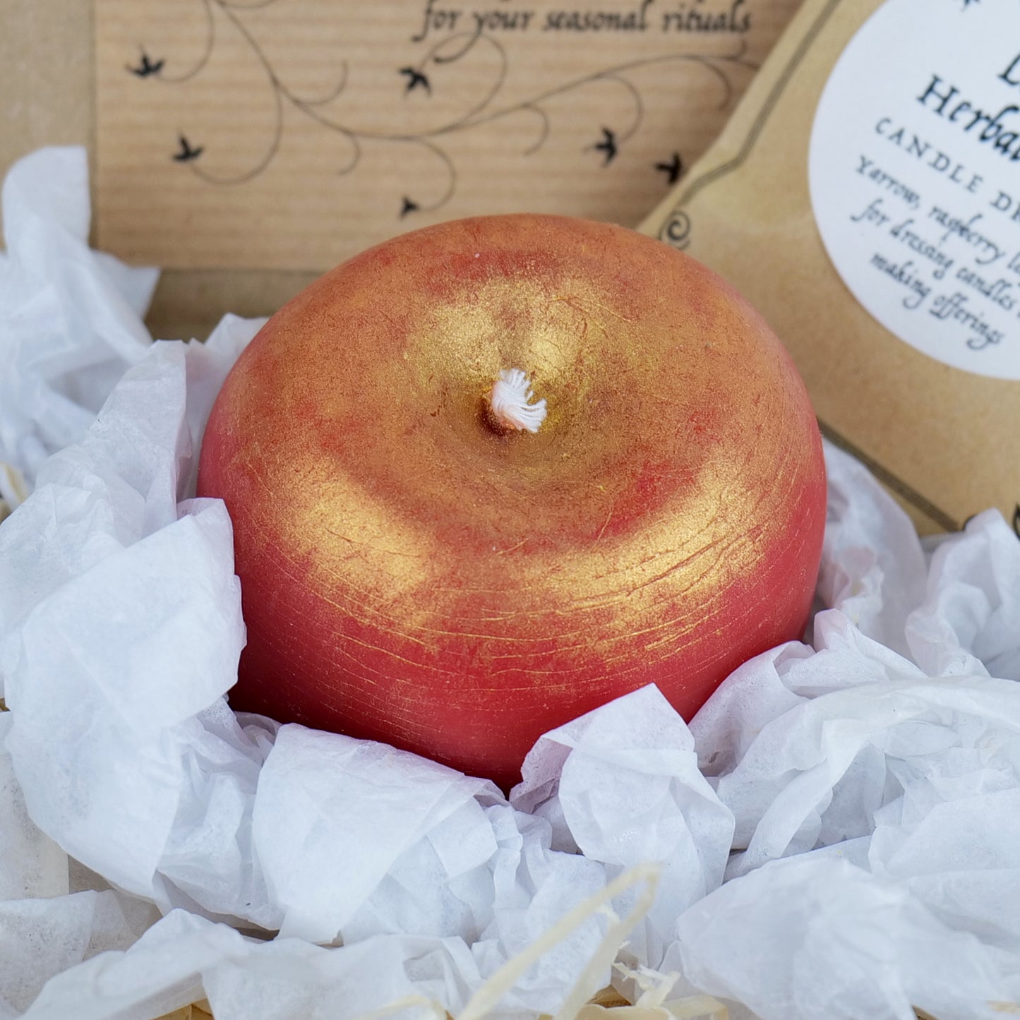 Beeswax Apple • Ritual Candle