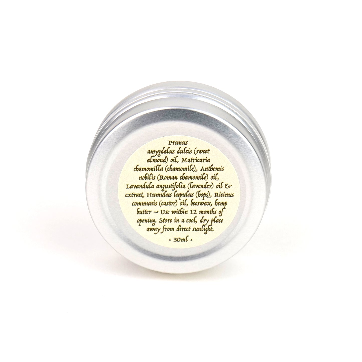 Lavender, Chamomile & Hops • Aromatherapy Balm