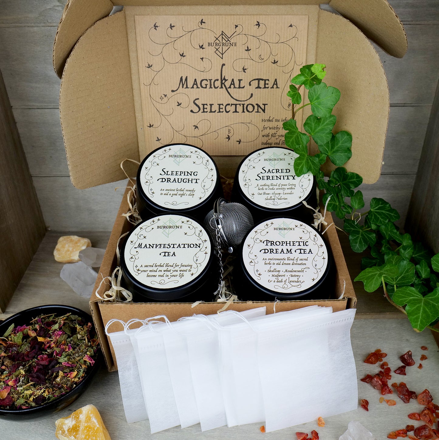 Magickal Tea Selection Box • four delicious cauldron teas