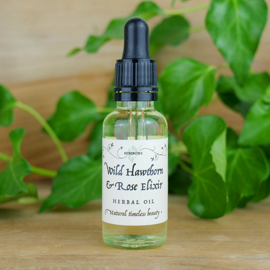 Wild Hawthorn Blossom and Rose • Herbal Oil
