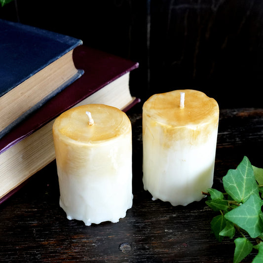 Renewal Altar Candles • White Gold