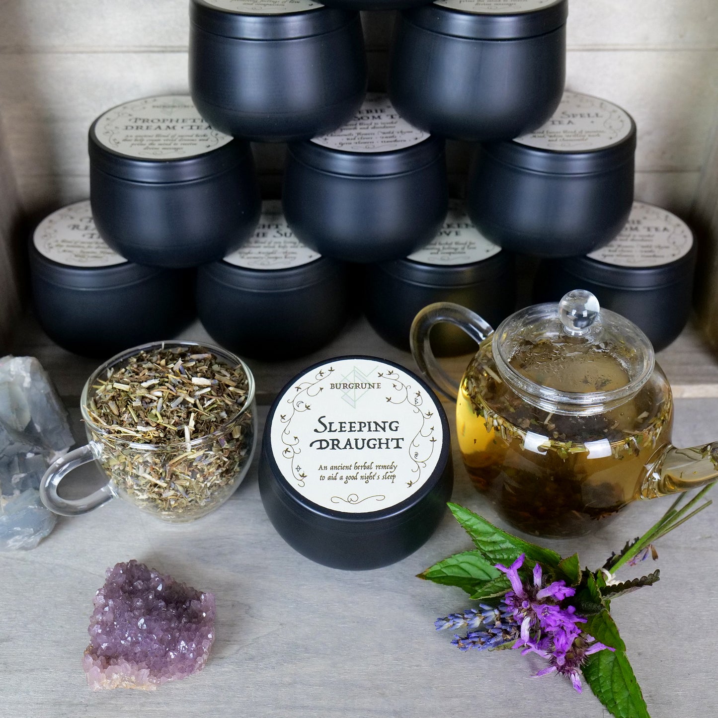 Sleeping Draught • Elixir Set • peaceful slumber • valerian lavender • herbal blends