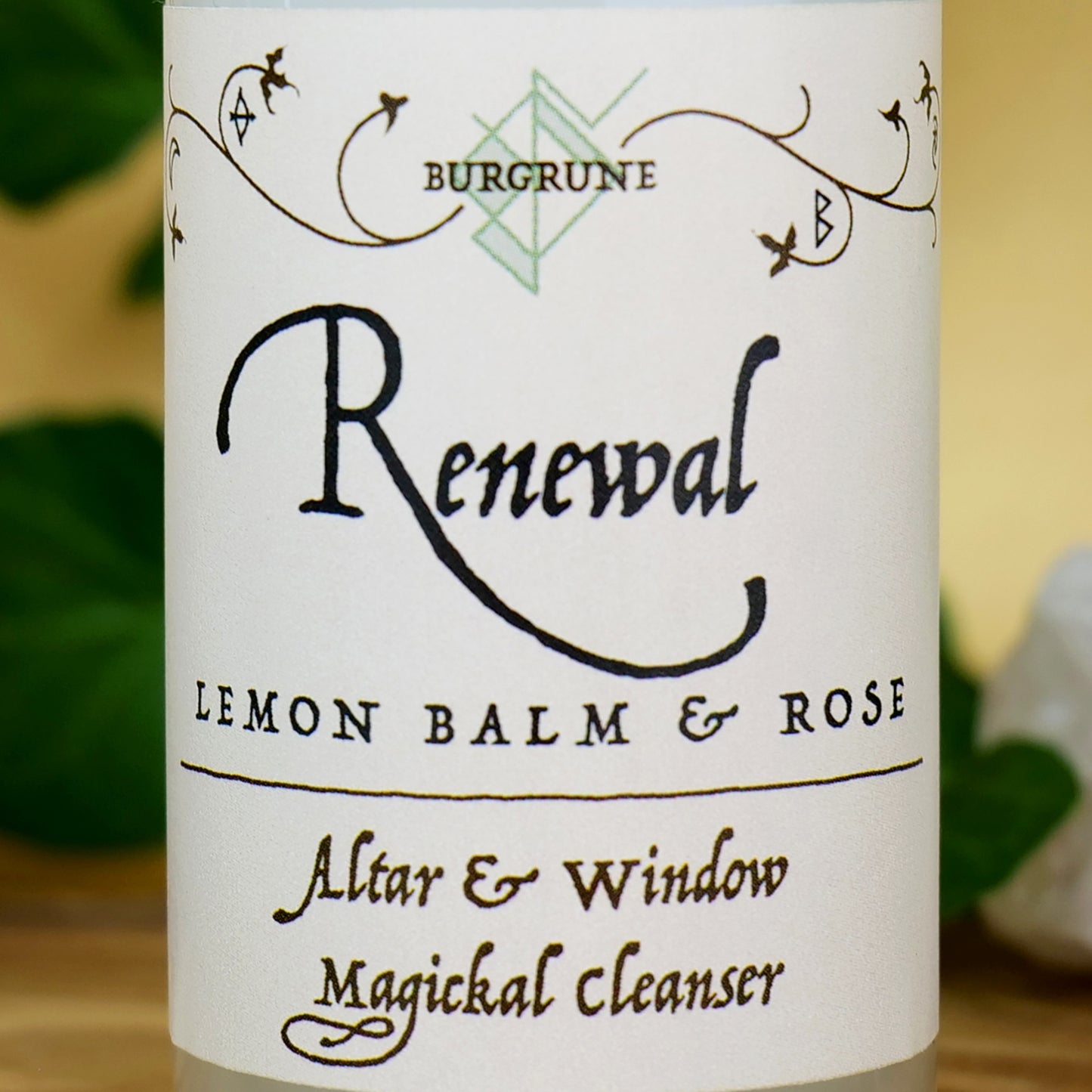 Renewal Altar Cleansing Spray • Lemon Balm & Rose