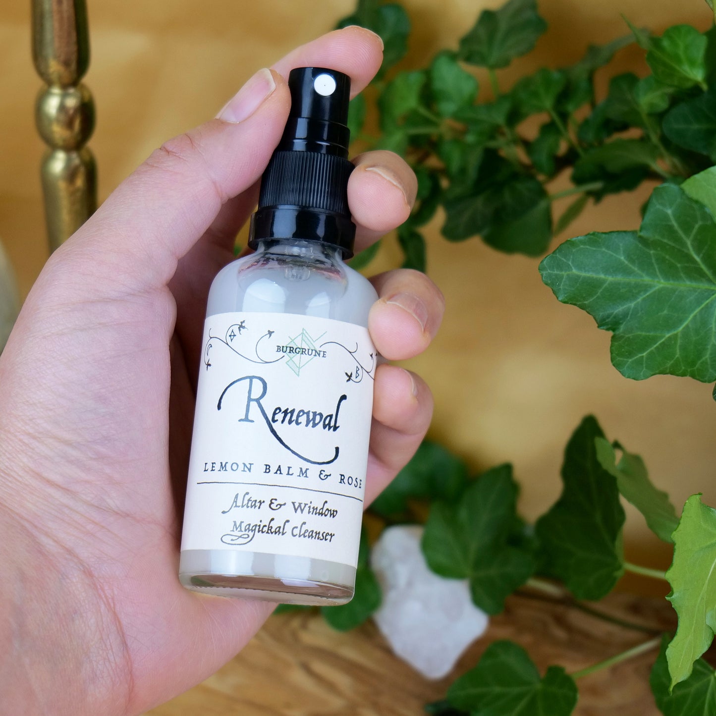 Renewal Altar Cleansing Spray • Lemon Balm & Rose