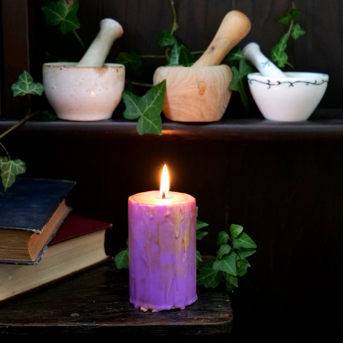 Ritual Pillar Candle • Spiritual Renewal