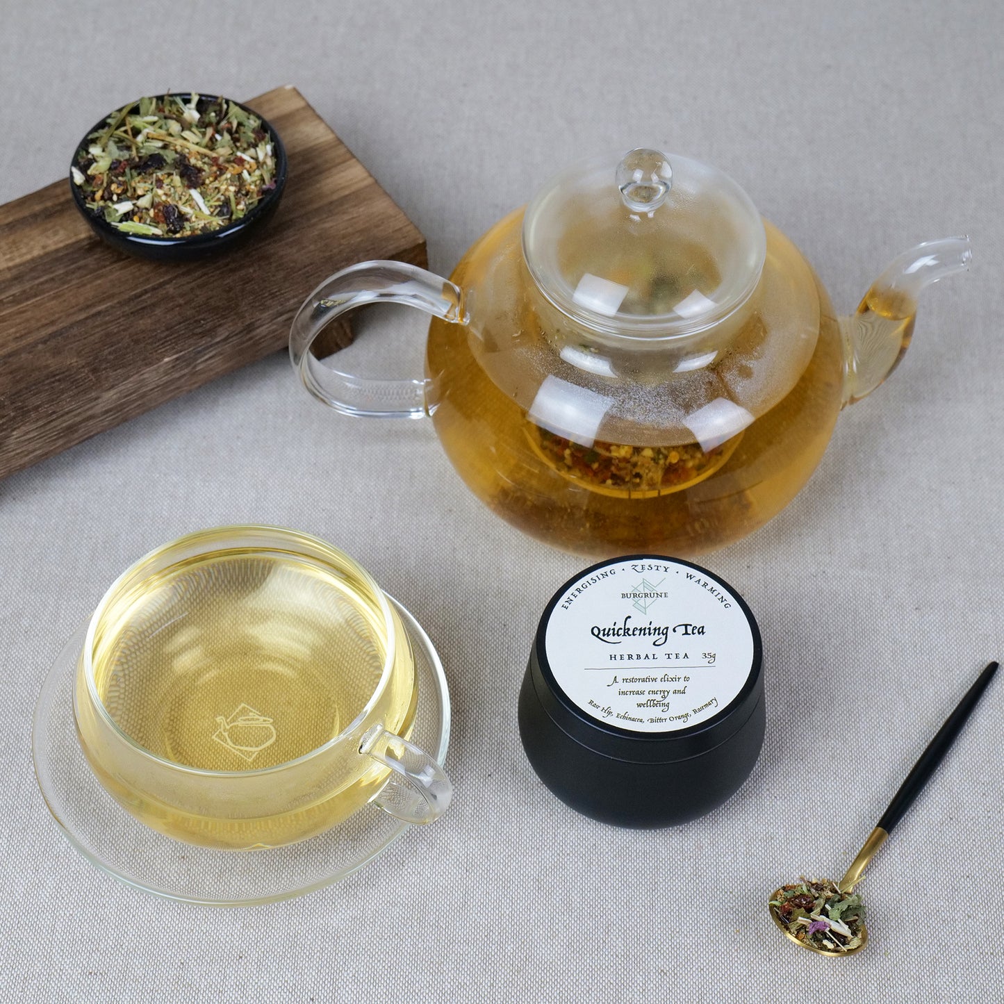 Quickening Tea • Energising • Zesty • Warming