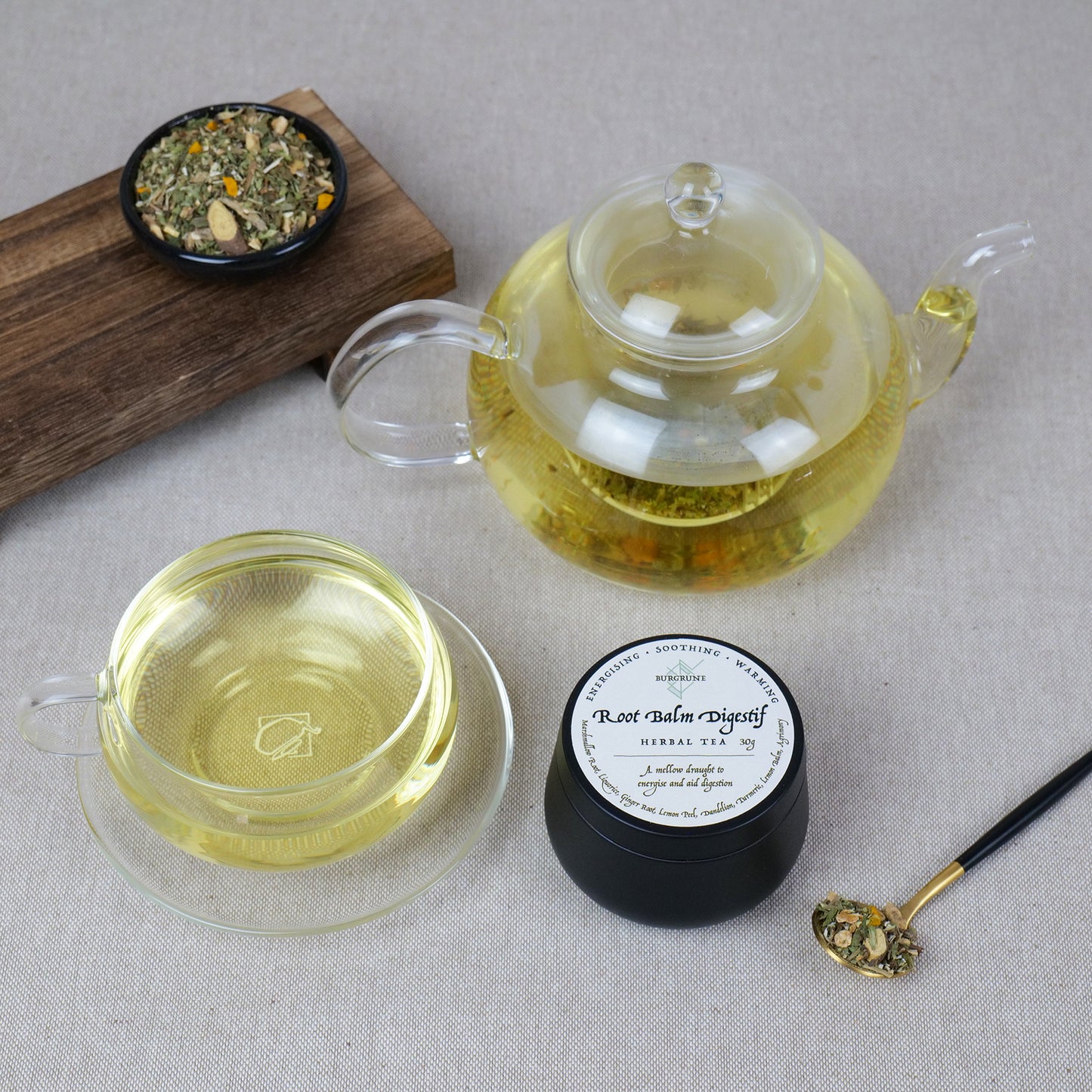 Root Balm Digestif Herbal Tea • Energising • Soothing • Warming