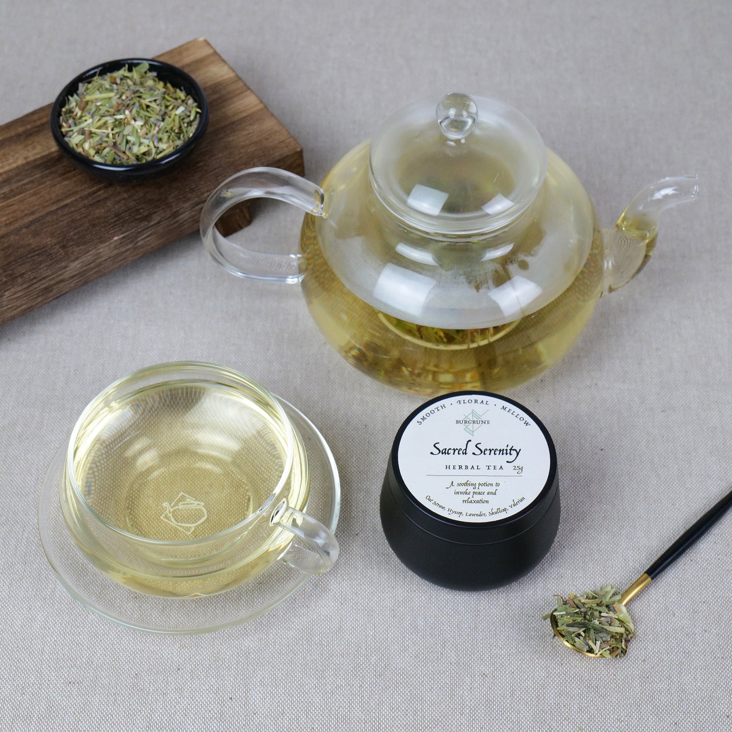 Sacred Serenity Herbal Tea • Smooth • Floral • Mellow