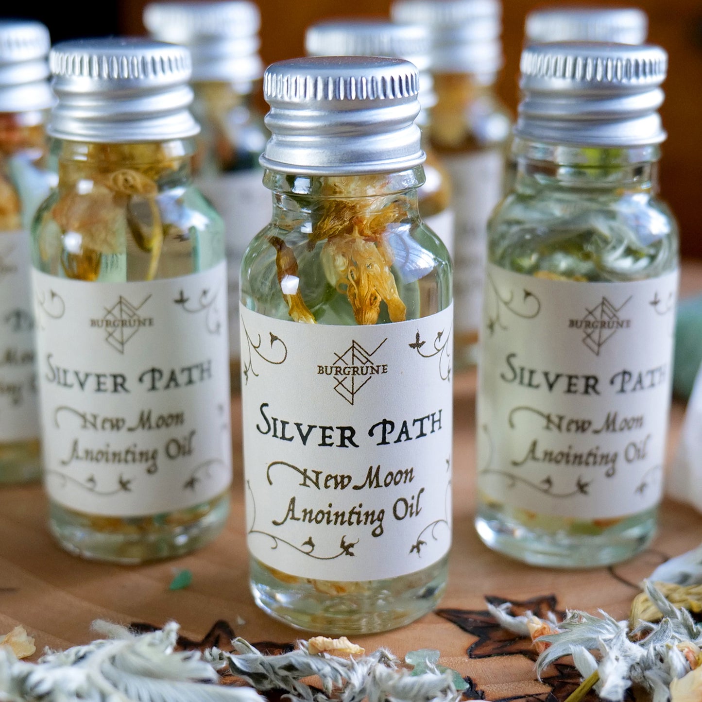 15ml Silver Path Ritual Anointing Oil • New Moon • Clarity • Renewal