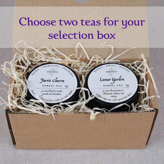 🍵 Herbal Tea Selection Box • Two Cauldron Tins