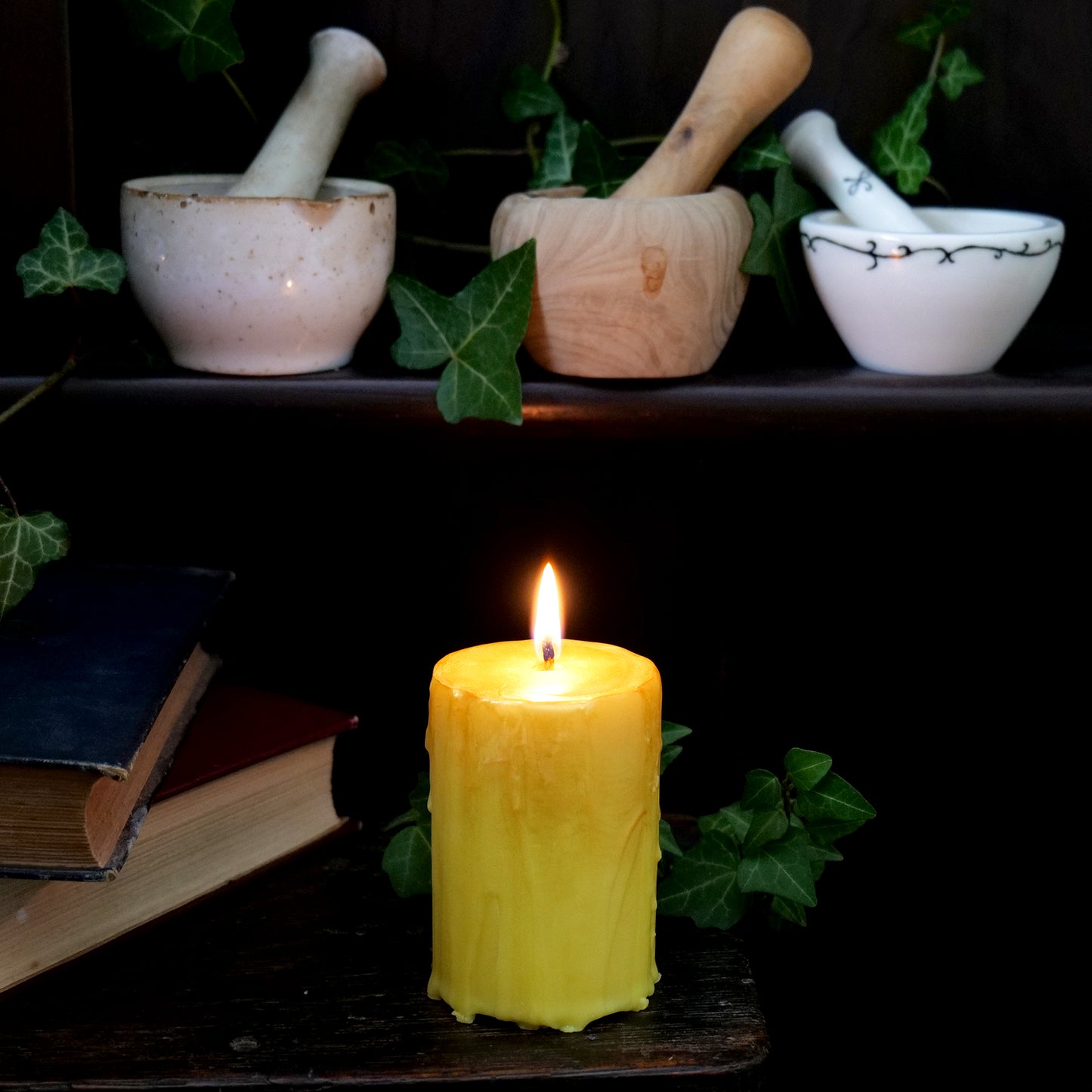 Ritual Pillar Candle • Spiritual Renewal